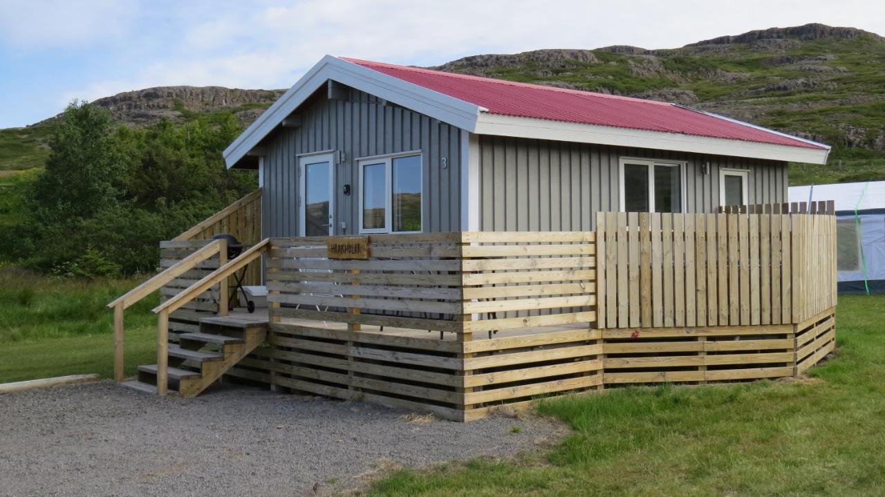Hvammur 3 Hrakholar With Private Hot Tub Kaldrananes Bagian luar foto